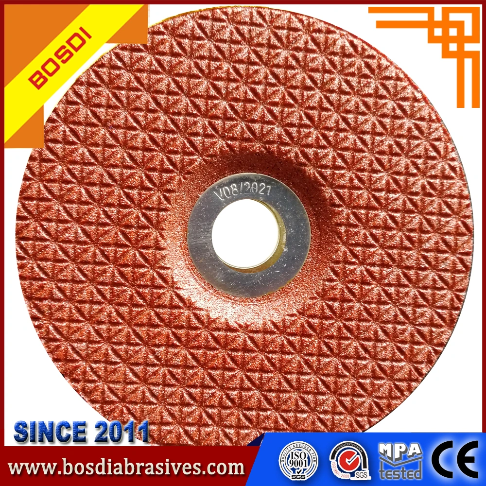 Bosdi Aluminium Alloy Flexible Grinding Wheel 4"X1/8"X5/8" (100X3X16mm) , Non-Viscous, No Burn, Very Sharp, Flexible and Safe, Grit 36-220#